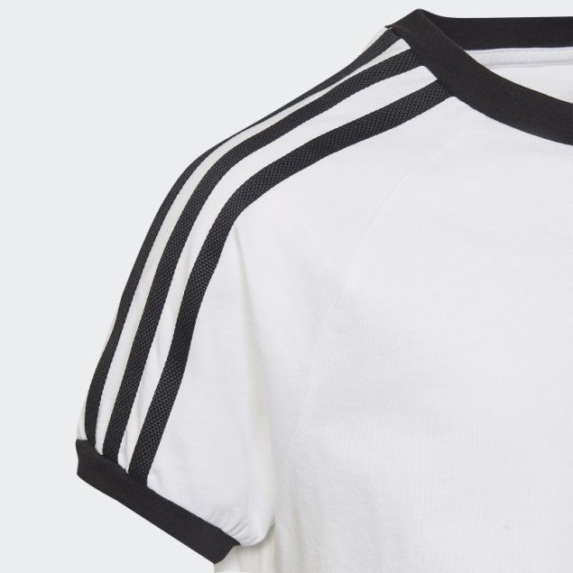 Camiseta Adidas Adicolor 3 Rayas Blanco
