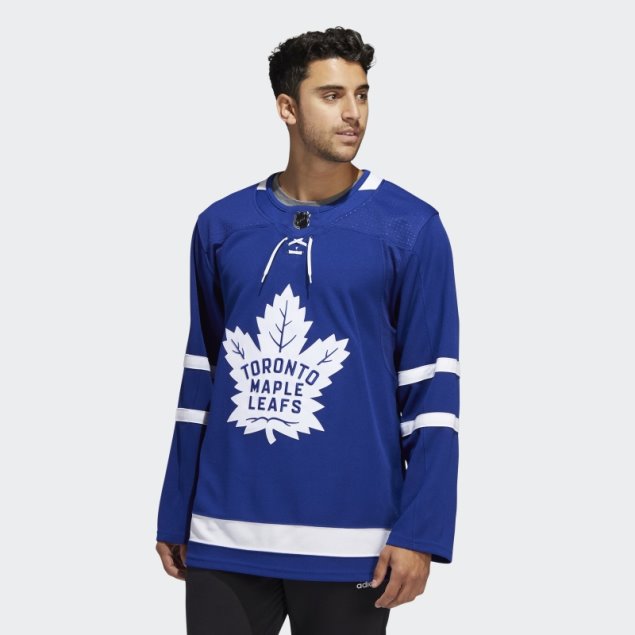 Camiseta Adidas Royal 08 Ccm-sld Maple Leafs Home Autentica
