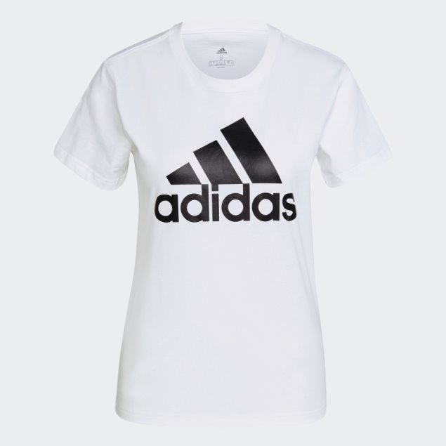 Camiseta Adidas Essentials Logo Negra Con Estilo