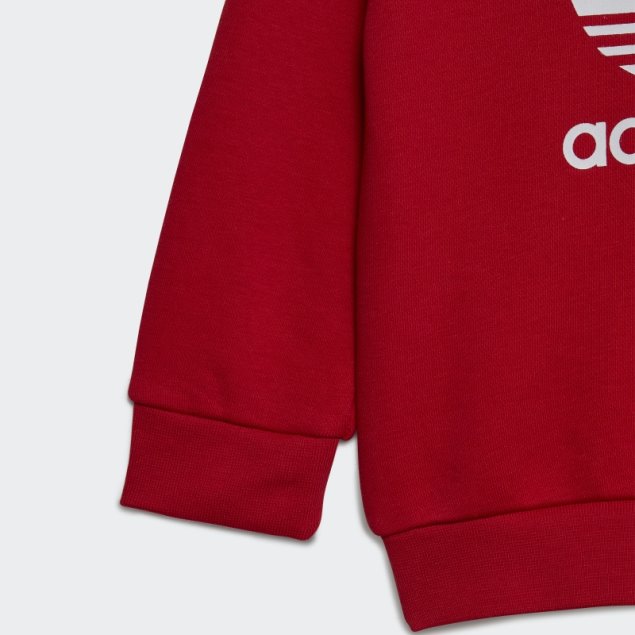 Adidas Adicolor Conjunto Con Capucha Escarlata