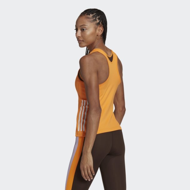 Camiseta Sin Mangas Hyperglam Naranja Rush Adidas