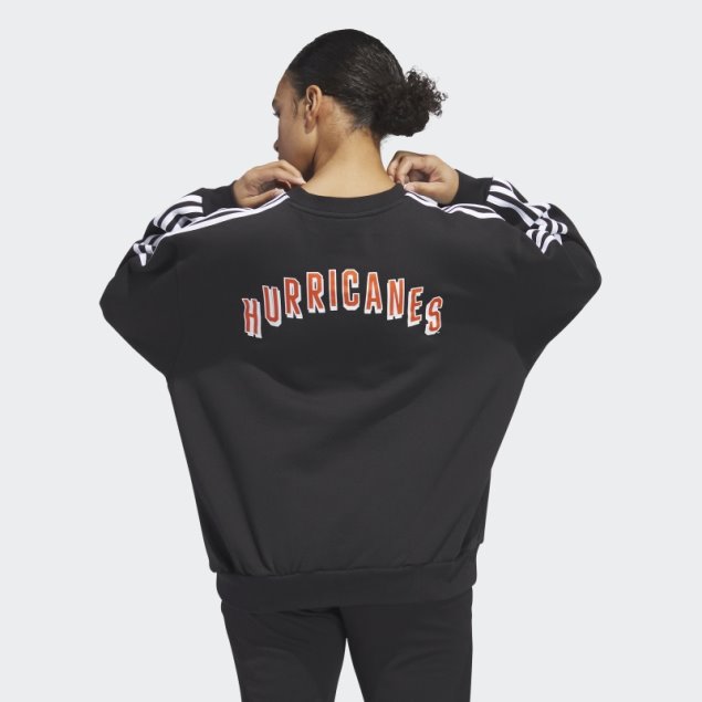 Adidas Huracanes De Adidas Sudadera Extragrande Con Cuello Redondo