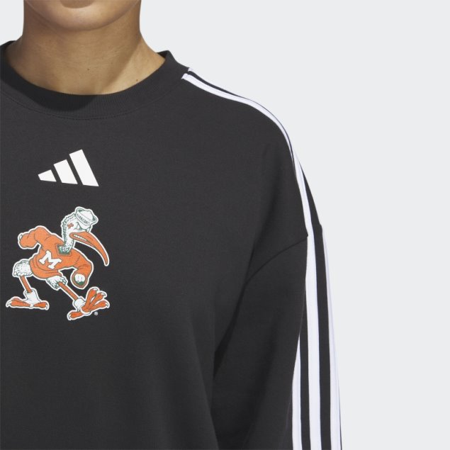 Adidas Huracanes De Adidas Sudadera Extragrande Con Cuello Redondo