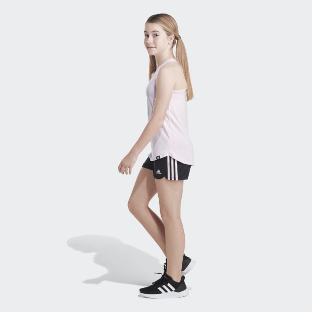 Camiseta Sin Mangas Tulipa Rosa Adidas