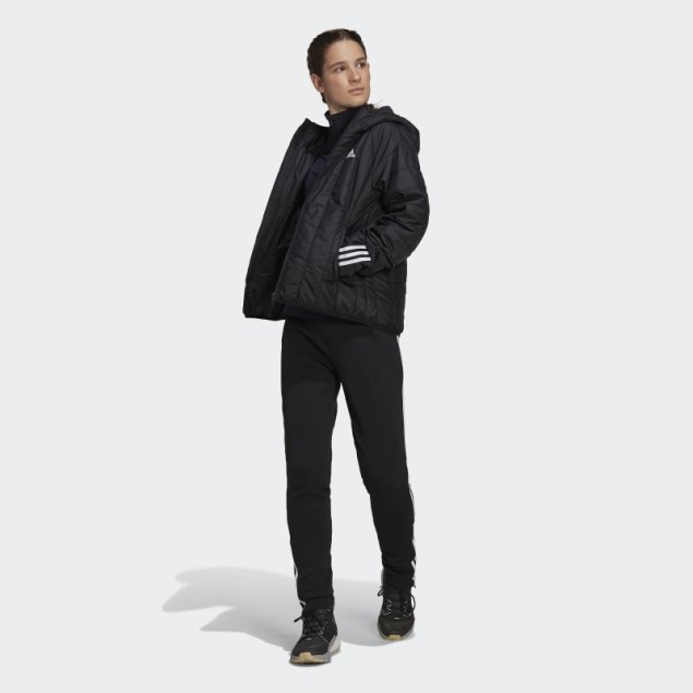 Chaqueta Con Capucha Ligera Adidas Itavic 3-stripes Negro