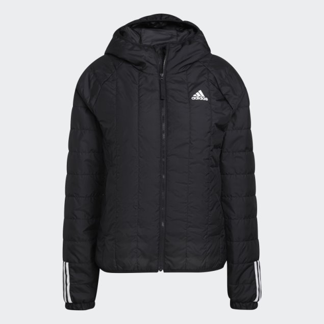 Chaqueta Con Capucha Ligera Adidas Itavic 3-stripes Negro