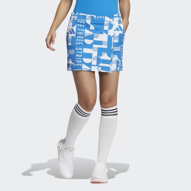 Falda Estampada Adidas Azul