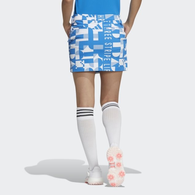 Falda Estampada Adidas Azul