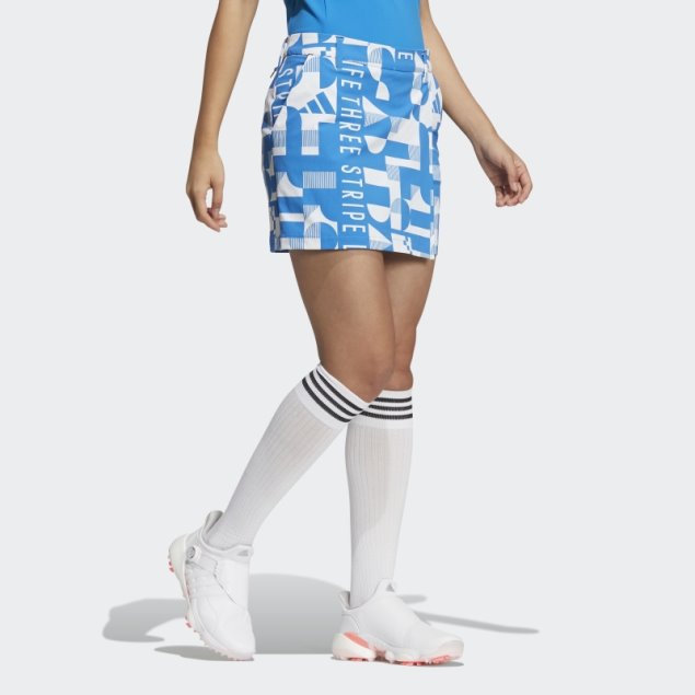 Falda Estampada Adidas Azul