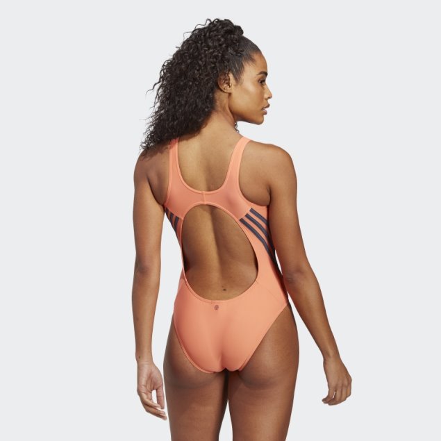 Bañador Adidas 3 Rayas Coral