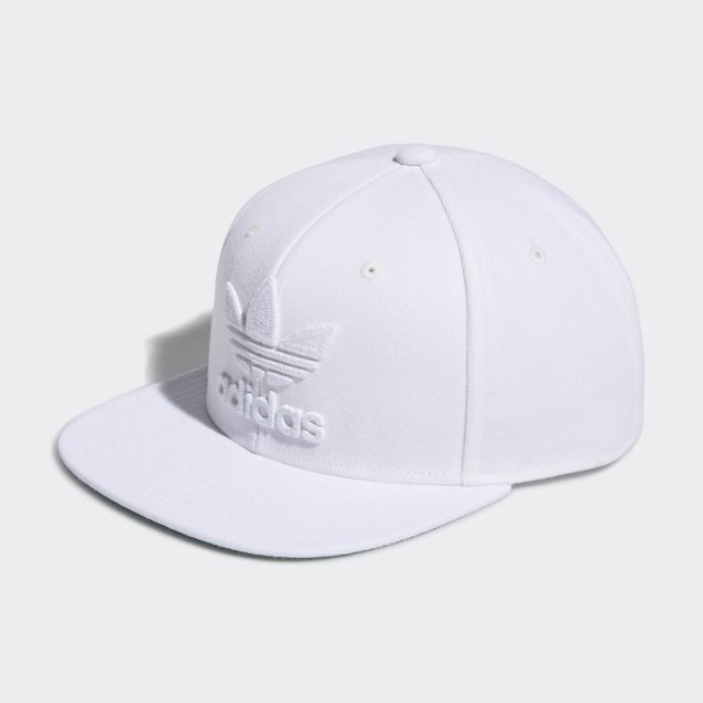Gorra Snapback Trefoil Adidas Blanca
