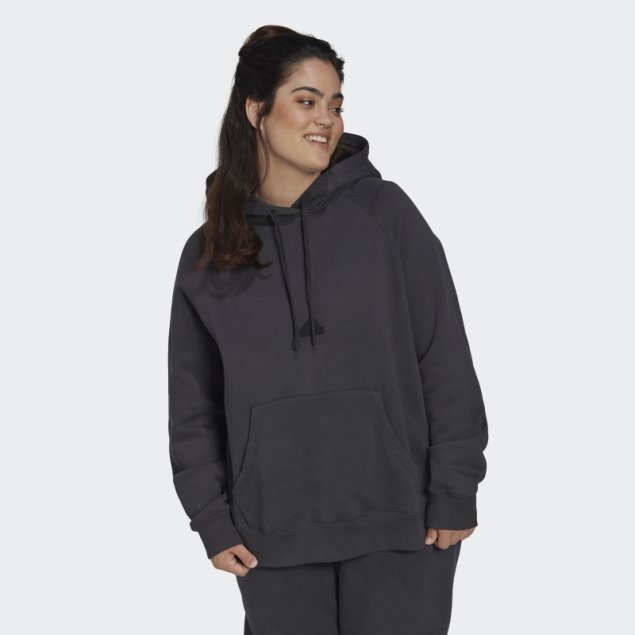 Sudadera Oversize Con Capucha (tallas Grandes) Carbon Adidas