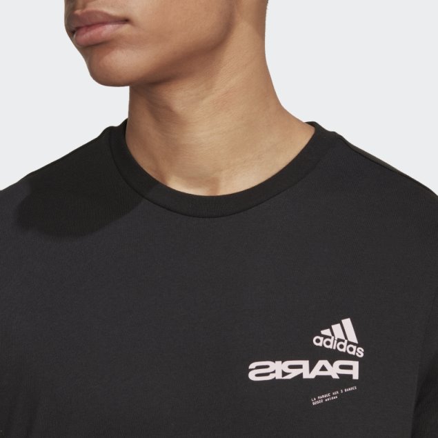 Camiseta Paris Negra Adidas