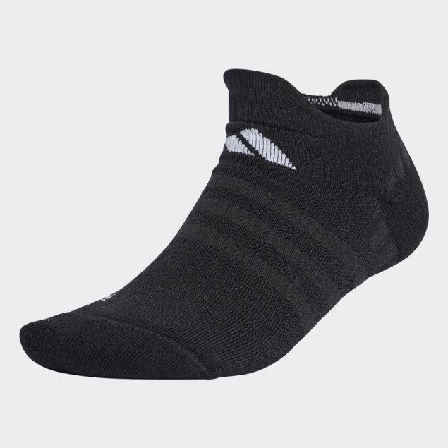 Negro Adidas Tenis Corte Bajo Acolchado Calcetines 1 Par