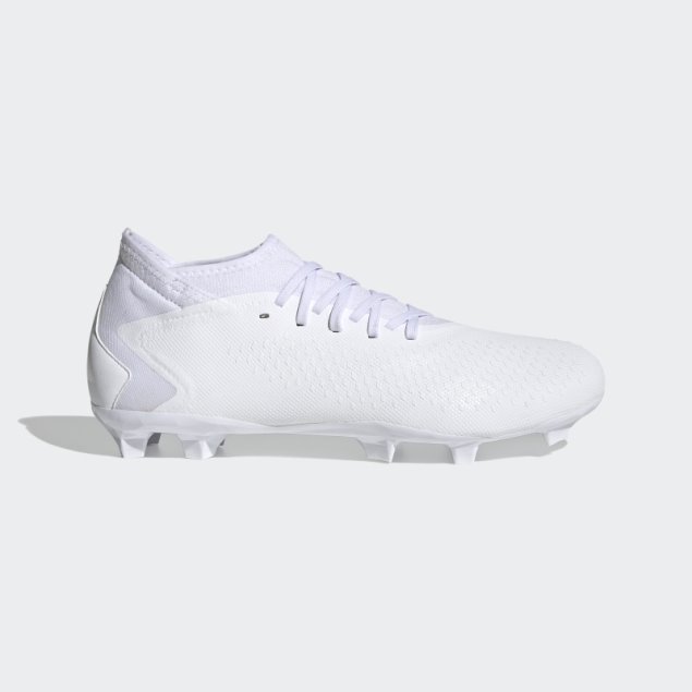 Adidas Predator Precision.3 Terreno Firme Tacos De Fútbol Blanco