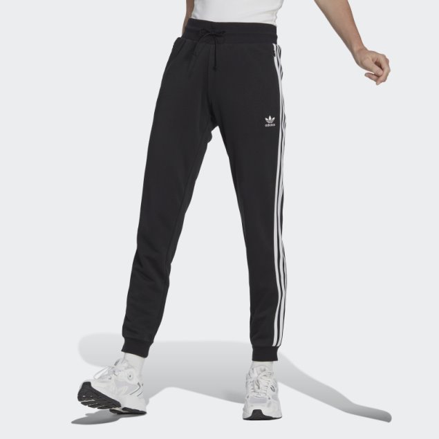 Pantalón Adidas Adicolor Classics Slim Cuffed Negro