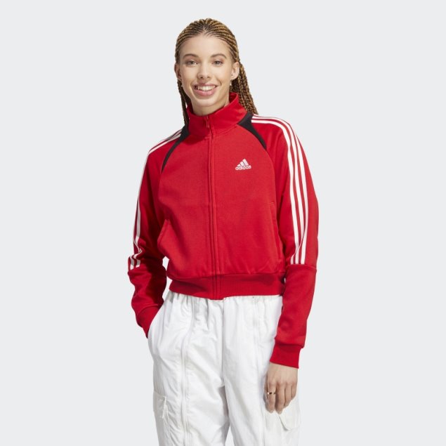 Adidas Tiro Suit Up Lifestyle Chaqueta De Chándal Escarlata