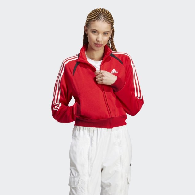 Adidas Tiro Suit Up Lifestyle Chaqueta De Chándal Escarlata