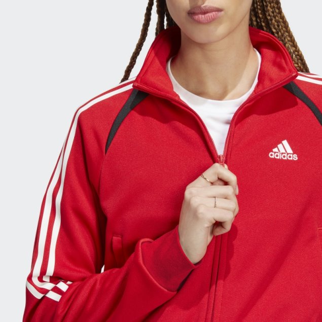 Adidas Tiro Suit Up Lifestyle Chaqueta De Chándal Escarlata
