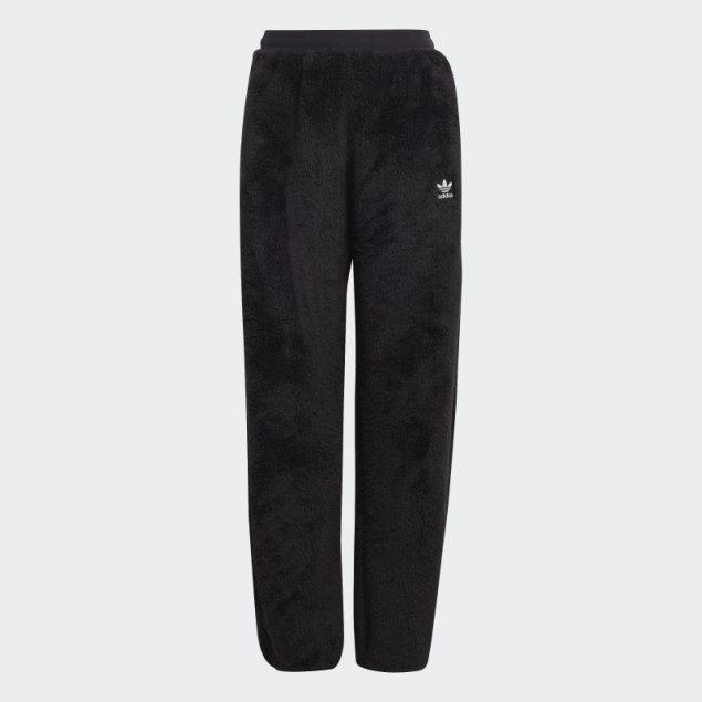 Pantalón Adidas Essentials+ Fluffy Teddy Negro