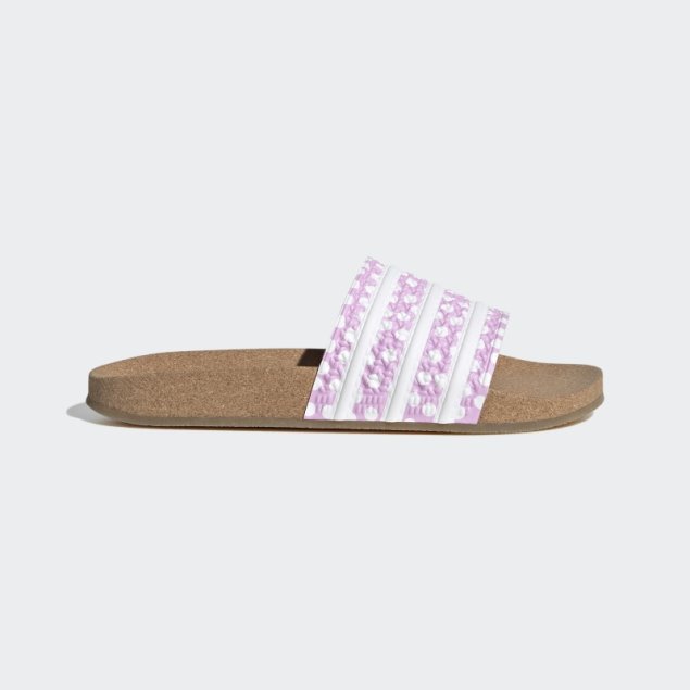 Chanclas Adilette Adidas Lila