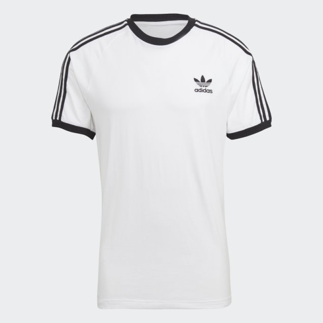 Adidas Adicolor Classics Camiseta Blanca De 3 Rayas