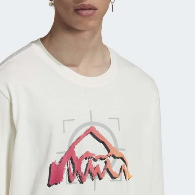 Adidas Adventure Ride Camiseta De Manga Larga Moda Blanco