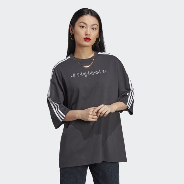 Camiseta Oversize Carbono Adidas