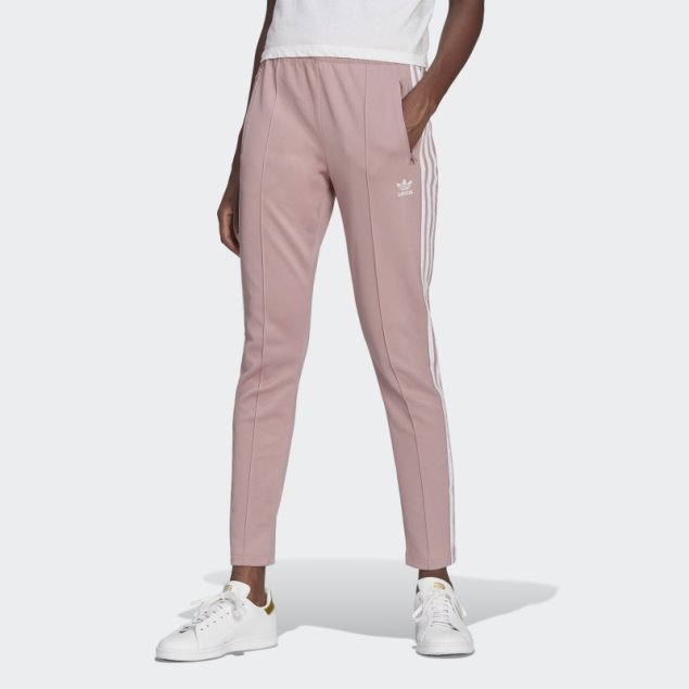 Adidas Pantalones De Chándal Malva Primeblue Sst