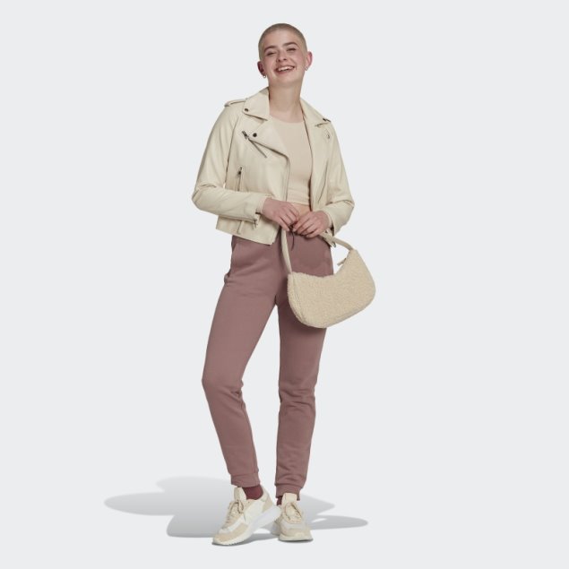 Joggers Ajustados Essentials Adicolor Violeta Adidas