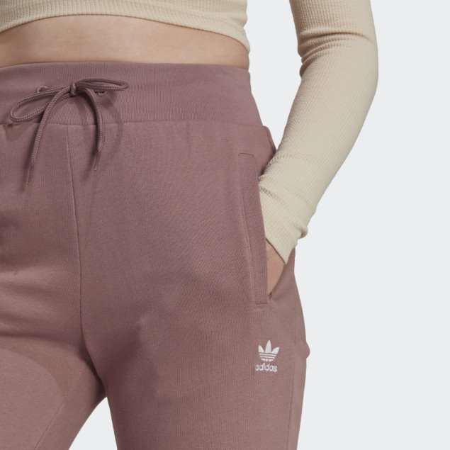 Joggers Ajustados Essentials Adicolor Violeta Adidas