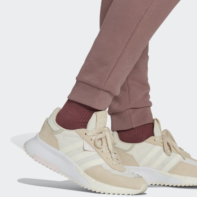 Joggers Ajustados Essentials Adicolor Violeta Adidas