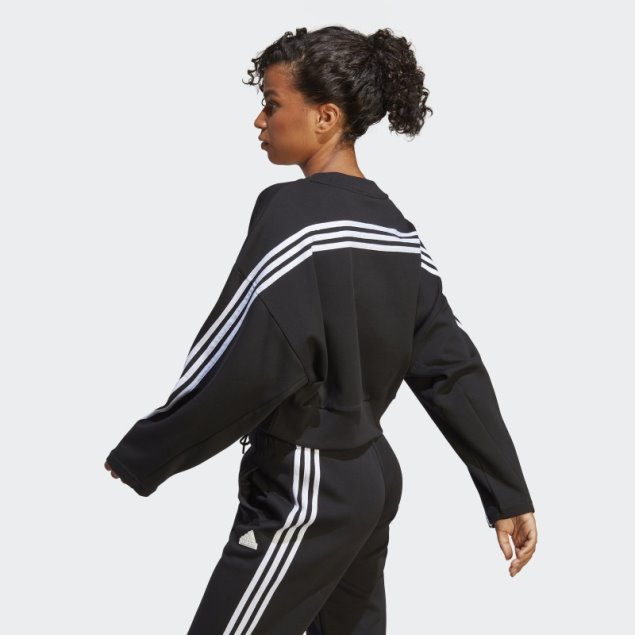 Sudadera Con 3 Rayas De Iconos Del Futuro Adidas Negro Caliente