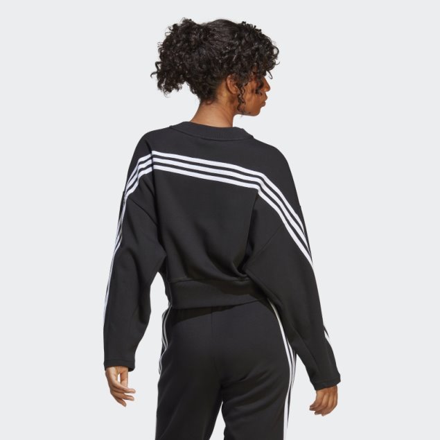 Sudadera Con 3 Rayas De Iconos Del Futuro Adidas Negro Caliente