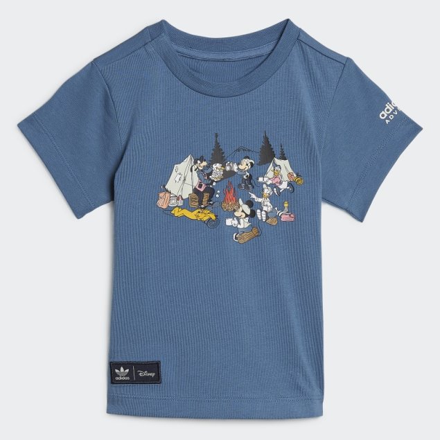 Camiseta Disney Mickey Y Amigos Alterada Azul Adidas