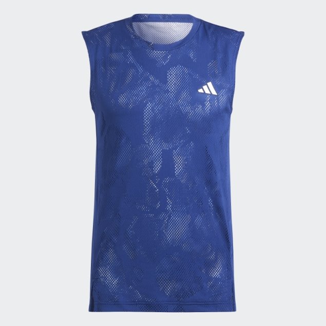 Adidas Melbourne Tenis Camiseta Sin Mangas Victoria Azul