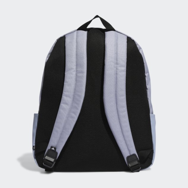 Mochila Clásica 3 Rayas Horizontal Adidas Plata Violeta
