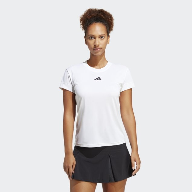 Camiseta Adidas Tenis Freelift Blanca