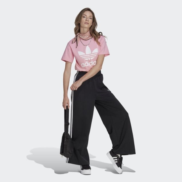 Camiseta Adicolor Classics Trefoil Adidas Rosa