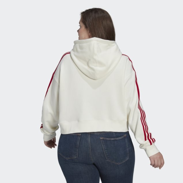 Thebe Magugu Sudadera Con Capucha (tallas Grandes) Blanco Adidas