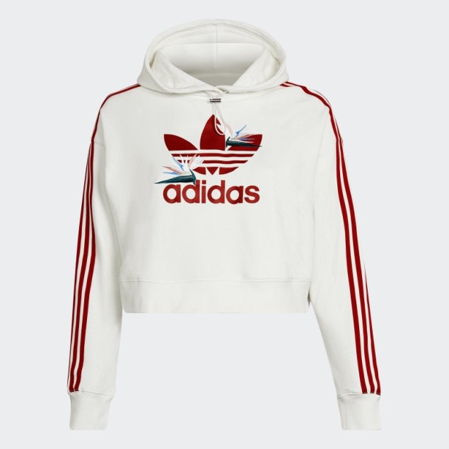 Thebe Magugu Sudadera Con Capucha (tallas Grandes) Blanco Adidas