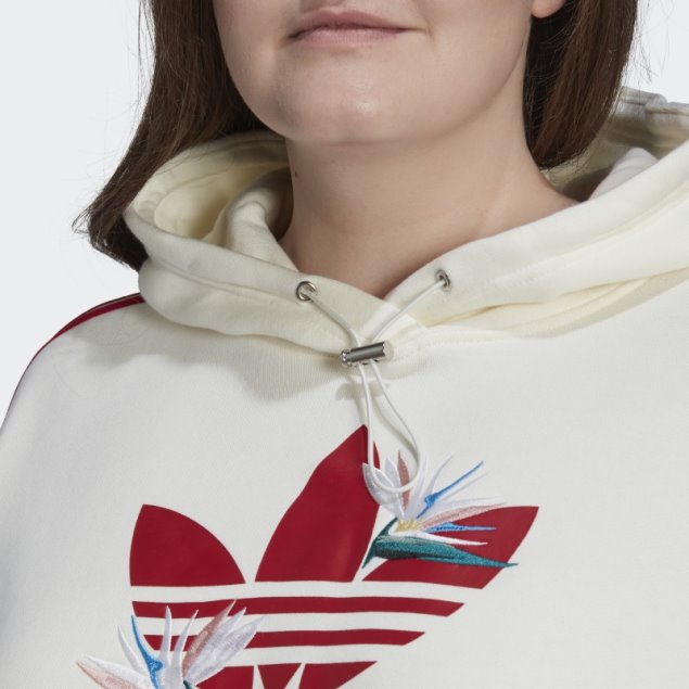 Thebe Magugu Sudadera Con Capucha (tallas Grandes) Blanco Adidas