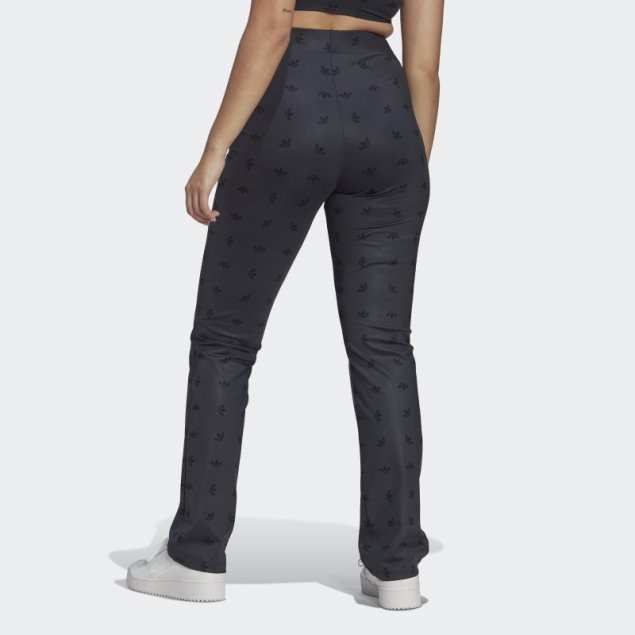 Pantalón Gris Noche Elástico Allover Print Adidas