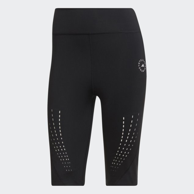 Negro Moda Adidas By Stella Mccartney Medias De Ciclismo De Entrenamiento Truepurpose