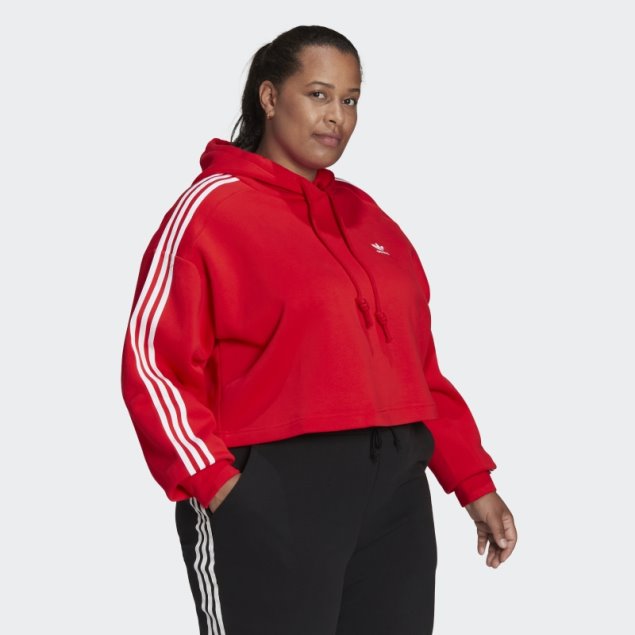 Adicolor Classics Sudadera Con Capucha (tallas Grandes) Rojo Adidas