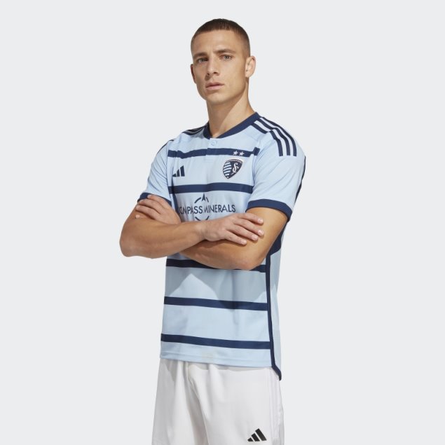 Camiseta Sporting Kansas City Primera Equipación 23/24 Adidas Azul