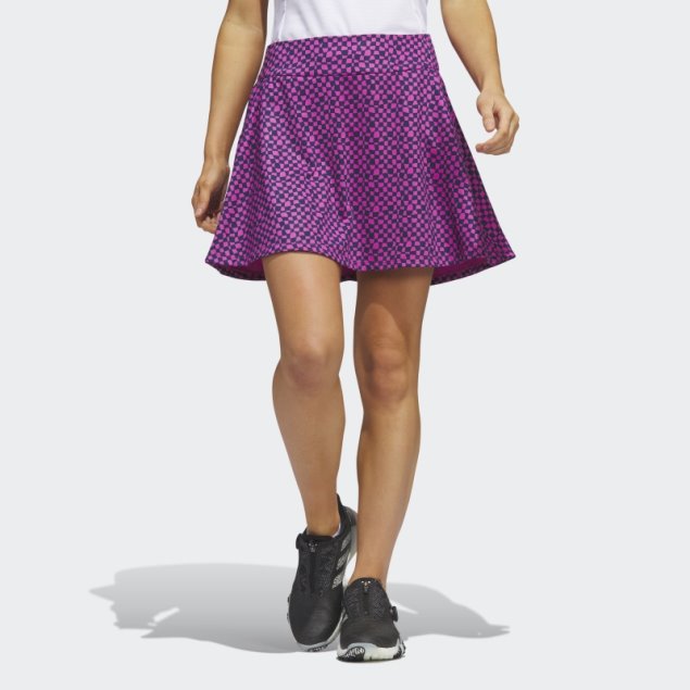 Falda Pantalón De Golf De 16 Pulgadas Estampada Azul Marino Adidas