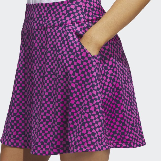 Falda Pantalón De Golf De 16 Pulgadas Estampada Azul Marino Adidas