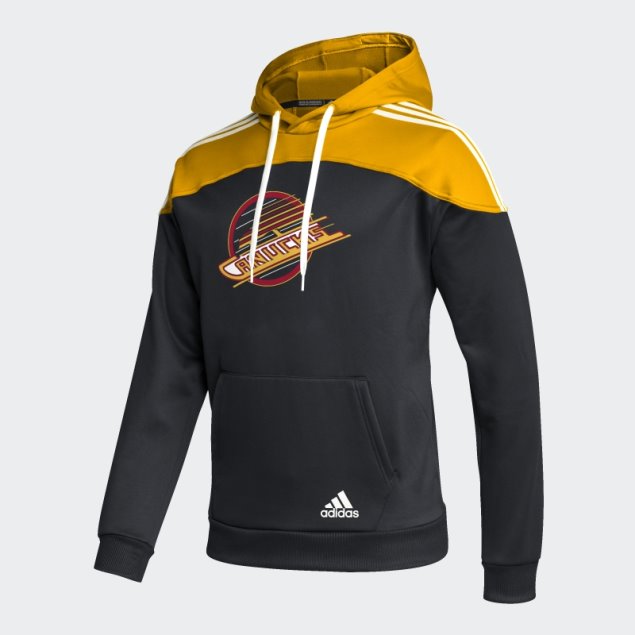 Sudadera Con Capucha Canucks Negra Adidas