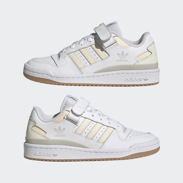 Zapatillas Adidas Forum Bajas Color Crudo